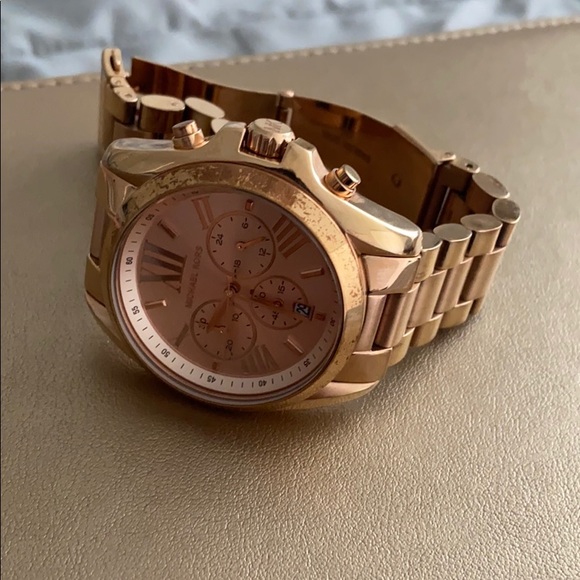 Rose gold Michael Kors watch